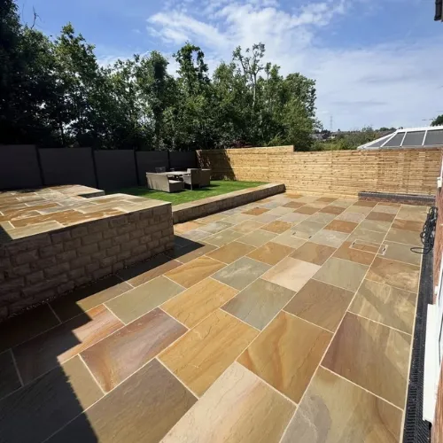 Driveway and patio installation by Platinum Driveways in Salford, Walkden and Greater Manchester